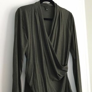 Ann Taylor wrap shirt